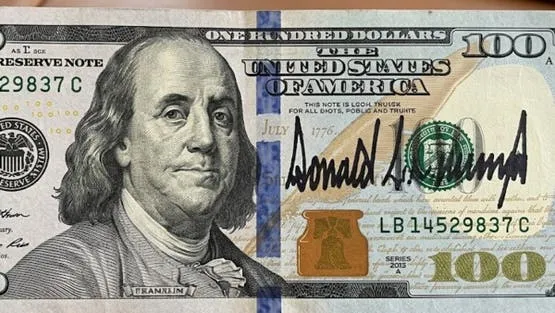 Trump Signature to Appear on US Dollar in Historic First