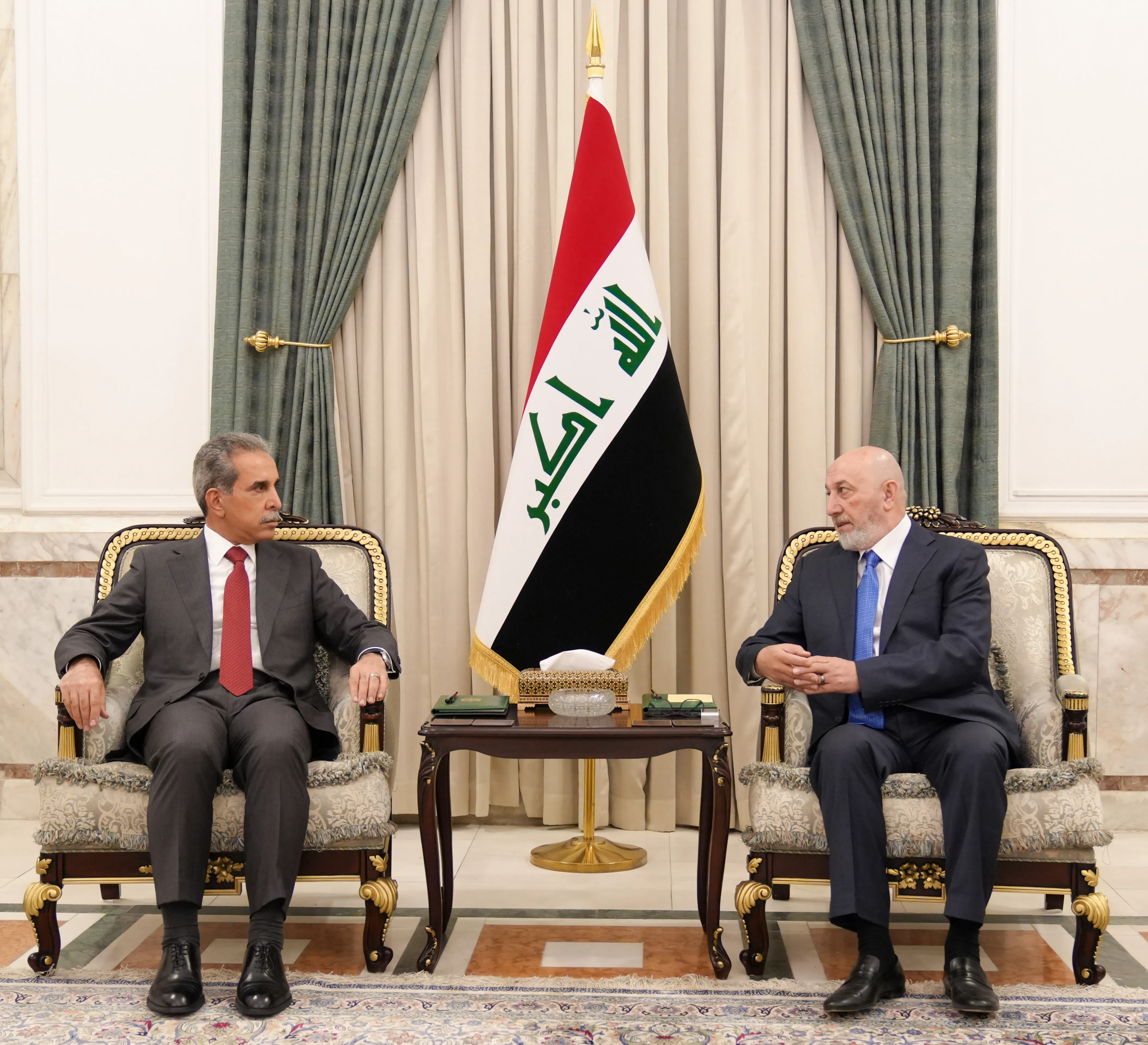 آميدي وزيدان يؤكدان ضرورة الإسراع بتشكيل الحكومة الجديدة