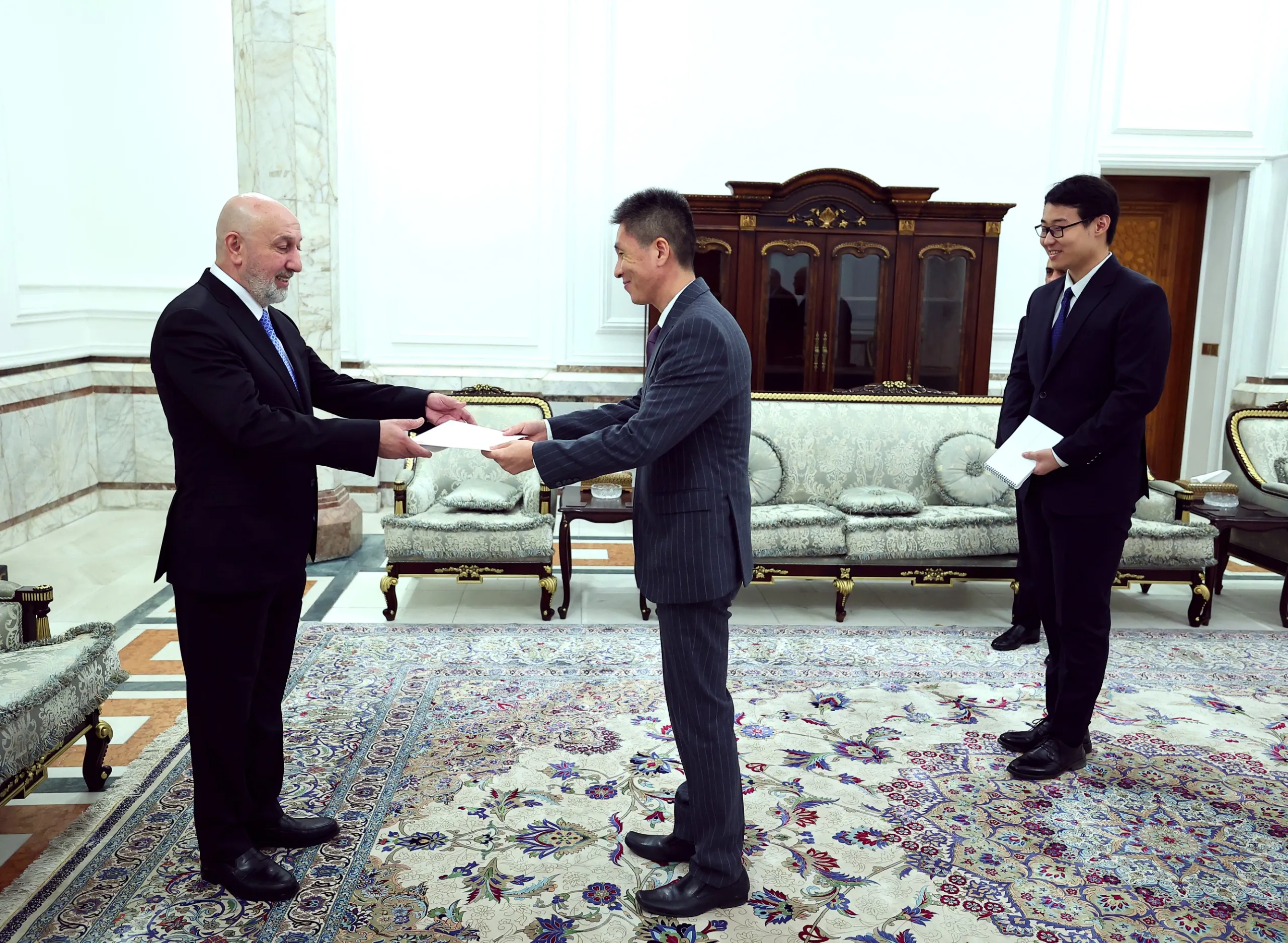 President Amidi Receives Message from Xi Jinping Affirming Strengthening Strategic Partnership Between Baghdad and Beijing