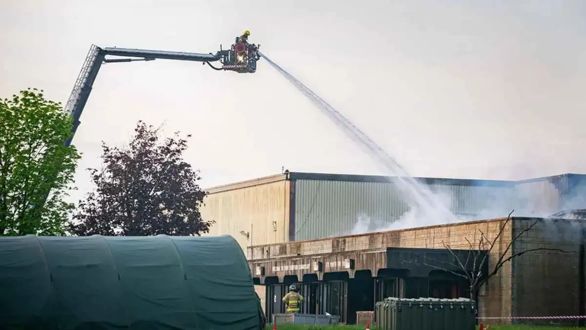 Mysterious Fire Hits British "Fairford" Base Used in US Operations Against Iran