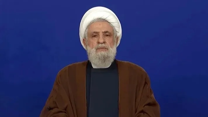 نعيم قاسم يشيد بدعم إيران المطلق للمقاومة اللبنانية والشعب في وجه الكيان