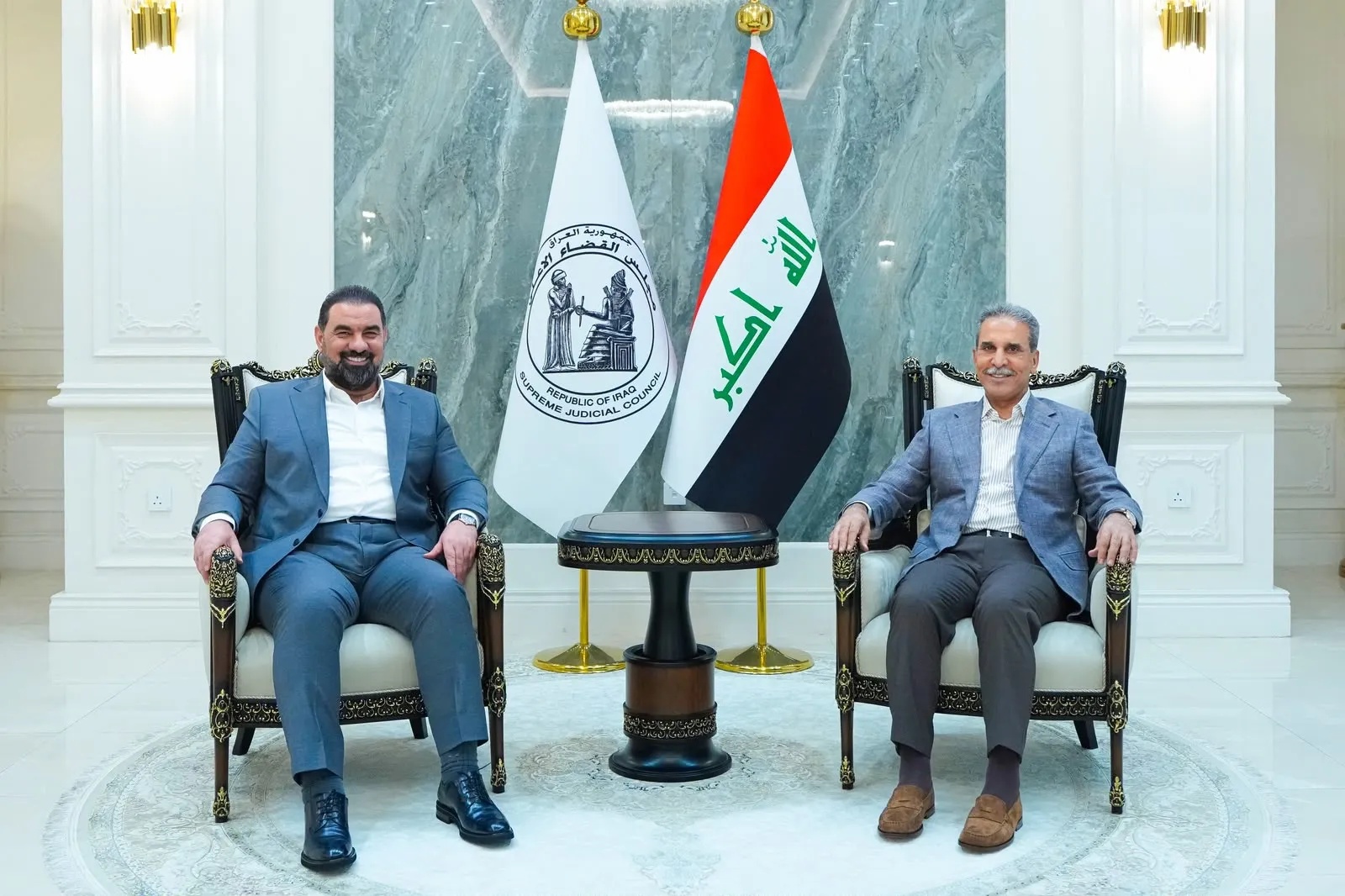 الحلبوسي وزيدان يبحثان آفاق التعاون بين السلطتين التشريعية والقضائية لإقرار قوانين مهمة