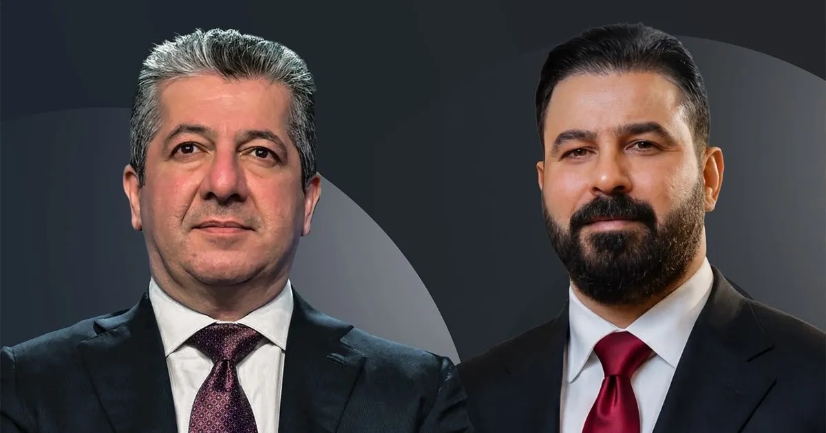 رئيس الوزراء الزيدي يدين هجمات كردستان ويصفها بالمرفوضة خلال اتصال مع بارزاني