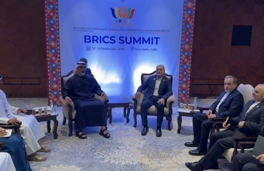 مباحثات إيرانية إماراتية رفيعة المستوى على هامش قمة بريكس