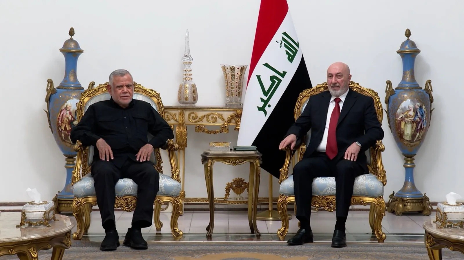 President Amidi and Al-Amiri Stress Swift Ministerial Cabinet Completion