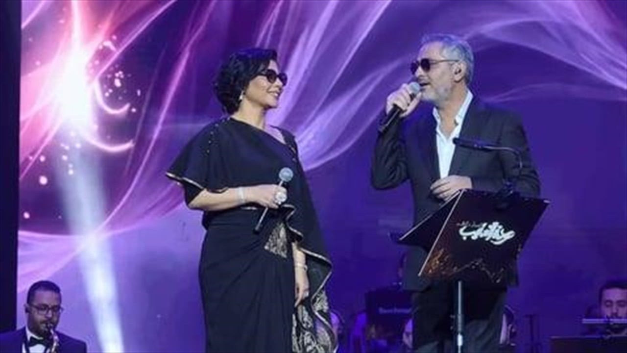 Dark Sunglasses Highlight Fadl Shaker's Return Concert